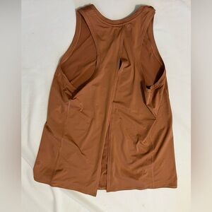 EUC Lululemon Brown Open Back Workout Tank